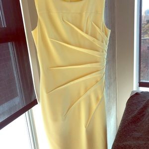 Light Yellow Burst Calvin Klein Dress